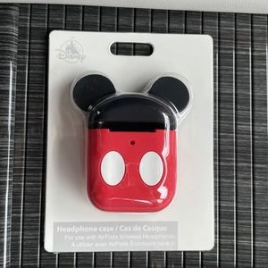 MICKEY MOUSE Airpod Wireless Headphone Protective Case Disney Park Authentic NEW